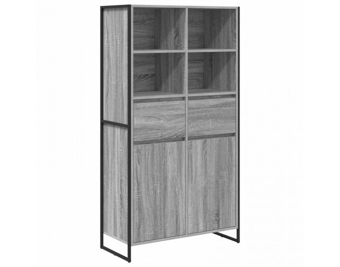 Sonata H Служебен шкаф с чекмедже 2 pcs Сив Сонома 81 x 36 x 150.5 см