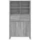 Sonata H Служебен шкаф с чекмедже 2 pcs Сив Сонома 81 x 36 x 150.5 см