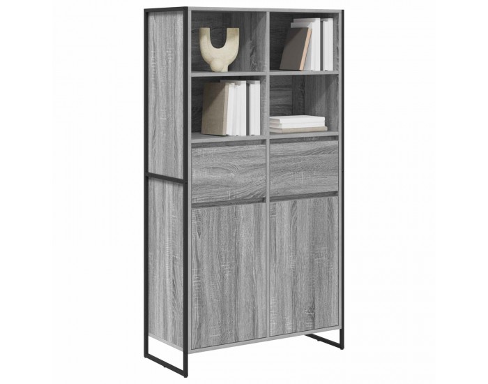 Sonata H Служебен шкаф с чекмедже 2 pcs Сив Сонома 81 x 36 x 150.5 см