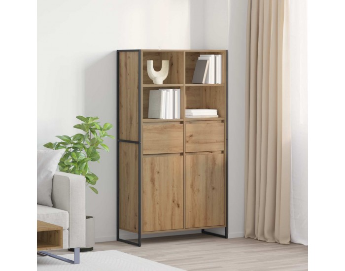 Sonata H Служебен шкаф с чекмедже 2 pcs Дъб Артизан 81 x 36 x 150.5 см