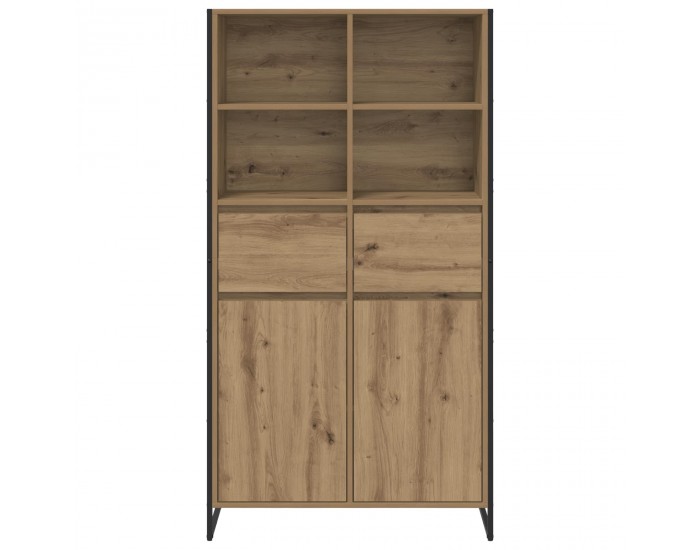 Sonata H Служебен шкаф с чекмедже 2 pcs Дъб Артизан 81 x 36 x 150.5 см