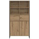 Sonata H Служебен шкаф с чекмедже 2 pcs Дъб Артизан 81 x 36 x 150.5 см