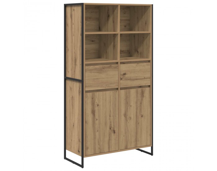 Sonata H Служебен шкаф с чекмедже 2 pcs Дъб Артизан 81 x 36 x 150.5 см