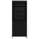 Sonata H Високи шкафове 2 pcs Черния дъб 60 x 36 x 300 см