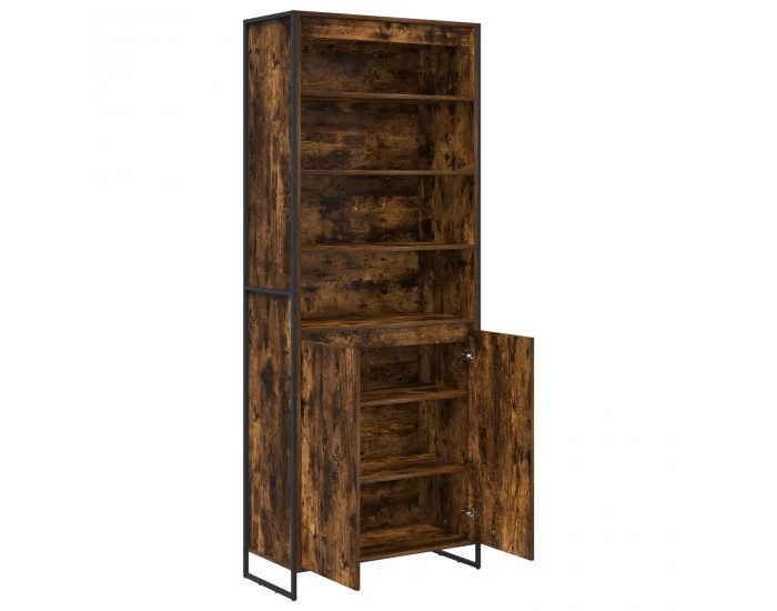 Sonata H Високи шкафове 2 pcs Димящ дъб 60 x 36 x 300 см Инженерно дърво