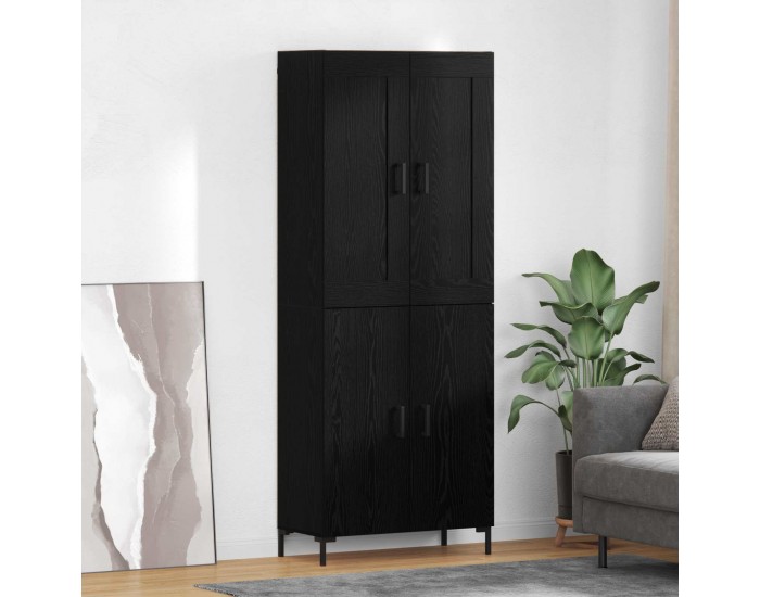 Sonata H Висок шкаф 2 pcs Черния дъб Инженерно дърво