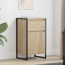 Sonata H Служебен шкаф Сонома 81 x 36 x 150.5 см Инженерно дърво - Corpuri, vitrine, biblioteci modulare
