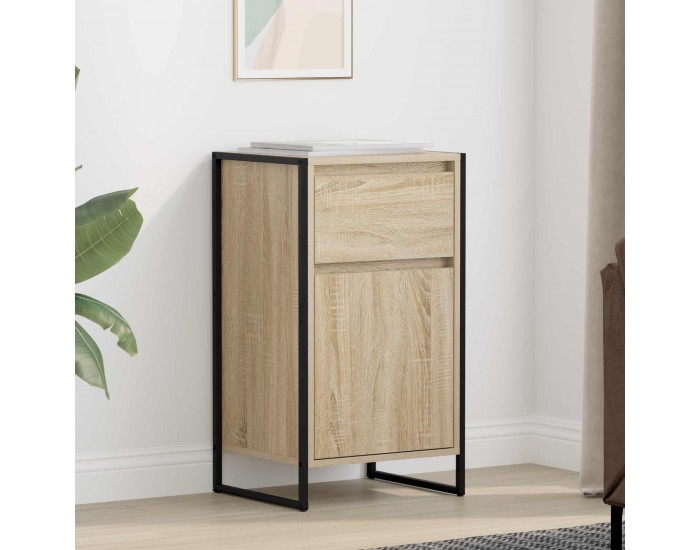 Sonata H Служебен шкаф Сонома 81 x 36 x 150.5 см Инженерно дърво