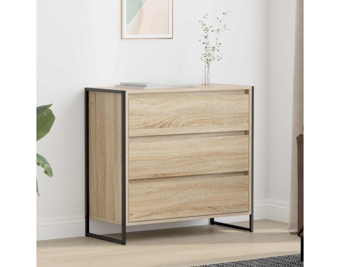 Sonata H Служебен шкаф Сонома 79 x 36 x 75.5 см Инженерно дърво