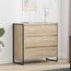 Sonata H Служебен шкаф Сонома 79 x 36 x 75.5 см Инженерно дърво