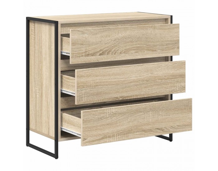 Sonata H Служебен шкаф Сонома 79 x 36 x 75.5 см Инженерно дърво