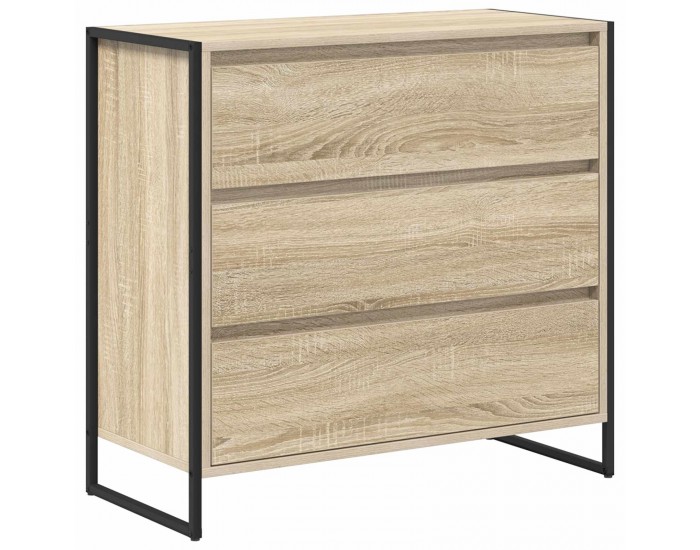 Sonata H Служебен шкаф Сонома 79 x 36 x 75.5 см Инженерно дърво