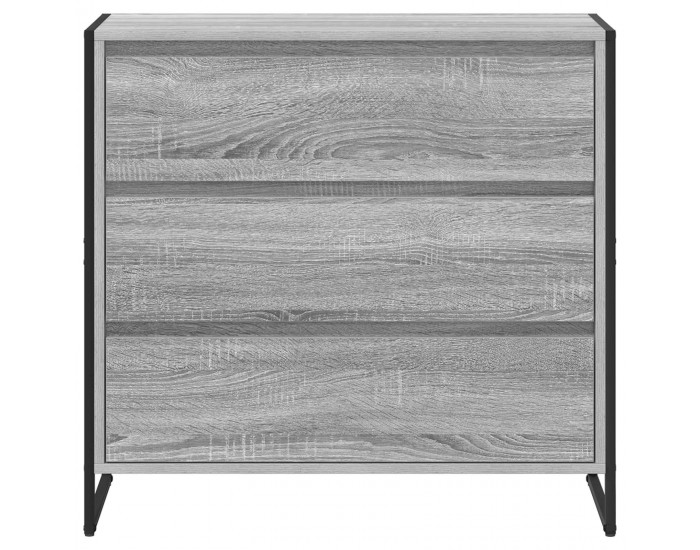 Sonata H Служебен шкаф Сив Сонома 79 x 36 x 75.5 см Инженерно дърво