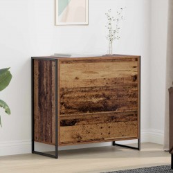 Sonata H Служебен шкаф Старо дърво 79 x 36 x 75.5 см Инженерно дърво - Corpuri, vitrine, biblioteci modulare