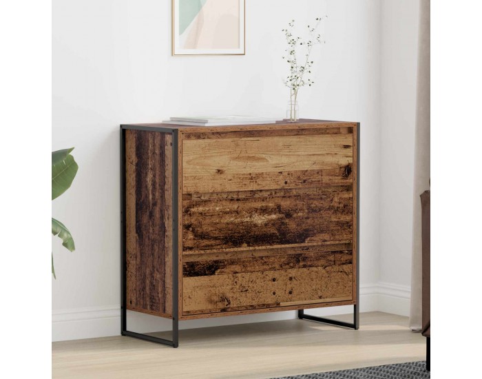 Sonata H Служебен шкаф Старо дърво 79 x 36 x 75.5 см Инженерно дърво