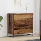 Sonata H Служебен шкаф Старо дърво 79 x 36 x 75.5 см Инженерно дърво