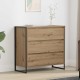 Sonata H Служебен шкаф Дъб Артизан 79 x 36 x 75.5 см Инженерно дърво