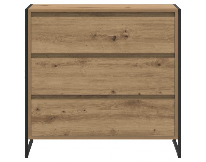 Sonata H Служебен шкаф Дъб Артизан 79 x 36 x 75.5 см Инженерно дърво