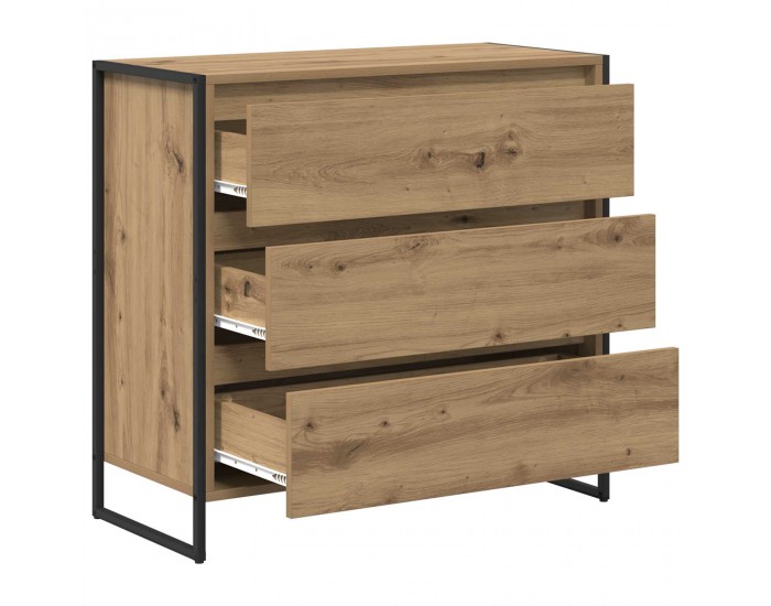Sonata H Служебен шкаф Дъб Артизан 79 x 36 x 75.5 см Инженерно дърво