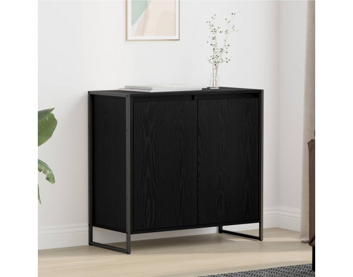 Sonata H Страничен шкаф Черния дъб 79 x 36 x 75 см Инженерно дърво