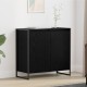 Sonata H Страничен шкаф Черния дъб 79 x 36 x 75 см Инженерно дърво