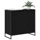 Sonata H Страничен шкаф Черния дъб 79 x 36 x 75 см Инженерно дърво