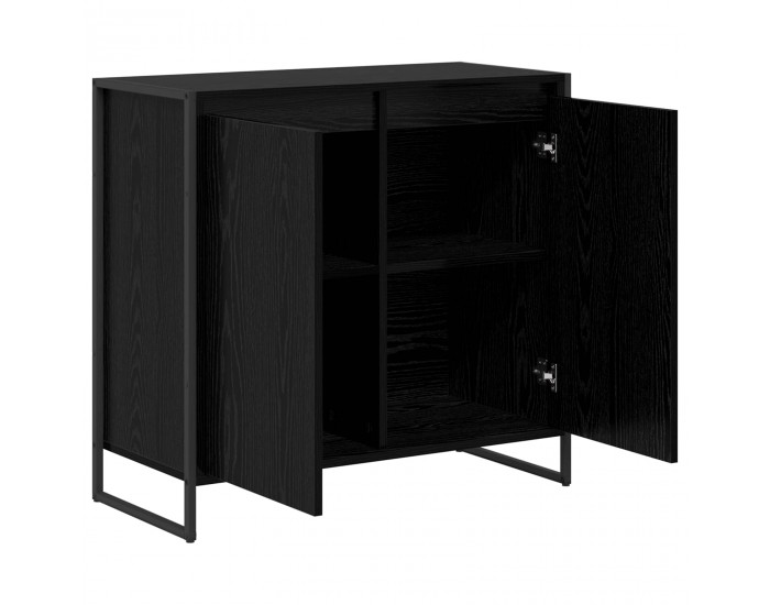 Sonata H Страничен шкаф Черния дъб 79 x 36 x 75 см Инженерно дърво