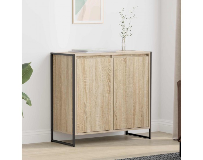 Sonata H Страничен шкаф Сонома 79 x 36 x 75 см Инженерно дърво