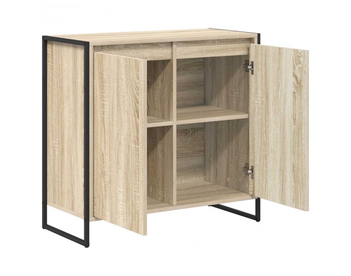 Sonata H Страничен шкаф Сонома 79 x 36 x 75 см Инженерно дърво