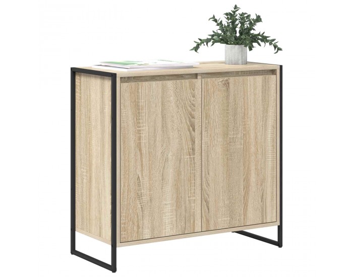 Sonata H Страничен шкаф Сонома 79 x 36 x 75 см Инженерно дърво