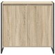 Sonata H Страничен шкаф Сонома 79 x 36 x 75 см Инженерно дърво