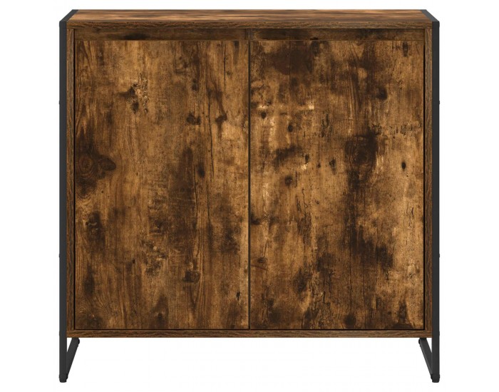 Sonata H Страничен шкаф Димящ дъб 79 x 36 x 75 см Инженерно дърво