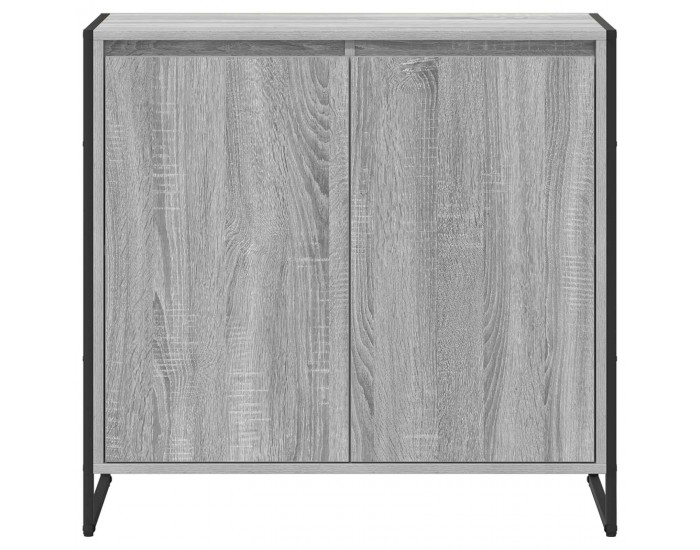 Sonata H Страничен шкаф Сив Сонома 79 x 36 x 75 см Инженерно дърво