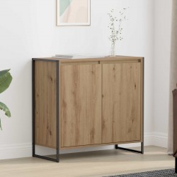 Sonata H Страничен шкаф Дъб Артизан 79 x 36 x 75 см Инженерно дърво - Corpuri, vitrine, biblioteci modulare