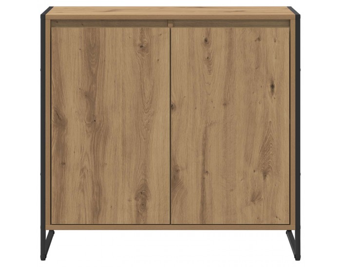 Sonata H Страничен шкаф Дъб Артизан 79 x 36 x 75 см Инженерно дърво