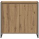 Sonata H Страничен шкаф Дъб Артизан 79 x 36 x 75 см Инженерно дърво