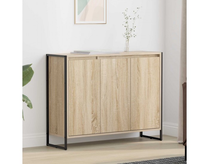 Sonata H Страничен шкаф Сонома 96,5 x 30 x 75 см Инженерно дърво