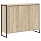 Sonata H Страничен шкаф Сонома 96,5 x 30 x 75 см Инженерно дърво