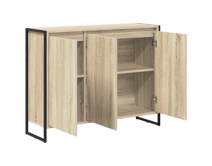 Sonata H Страничен шкаф Сонома 96,5 x 30 x 75 см Инженерно дърво