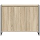Sonata H Страничен шкаф Сонома 96,5 x 30 x 75 см Инженерно дърво