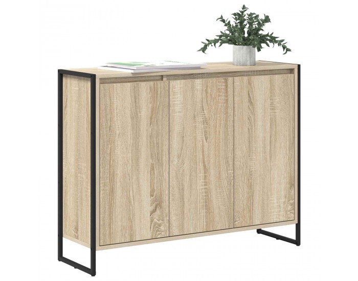 Sonata H Страничен шкаф Сонома 96,5 x 30 x 75 см Инженерно дърво