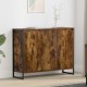 Sonata H Страничен шкаф Димящ дъб 96,5 x 30 x 75 см Инженерно дърво