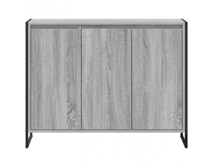 Sonata H Страничен шкаф Сив Сонома 96,5 x 30 x 75 см Инженерно дърво
