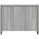 Sonata H Страничен шкаф Сив Сонома 96,5 x 30 x 75 см Инженерно дърво