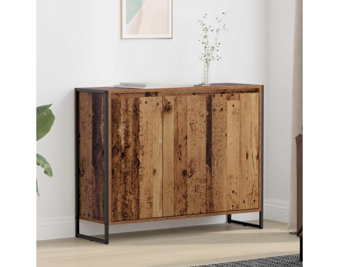 Sonata H Страничен шкаф Старо дърво 96,5 x 30 x 75 см Инженерно дърво