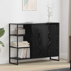 Sonata H Страничен шкаф Черния дъб 96.5 x 30 x 75 см Инженерно дърво - Corpuri, vitrine, biblioteci modulare
