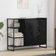 Sonata H Страничен шкаф Черния дъб 96.5 x 30 x 75 см Инженерно дърво