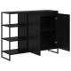 Sonata H Страничен шкаф Черния дъб 96.5 x 30 x 75 см Инженерно дърво