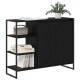 Sonata H Страничен шкаф Черния дъб 96.5 x 30 x 75 см Инженерно дърво