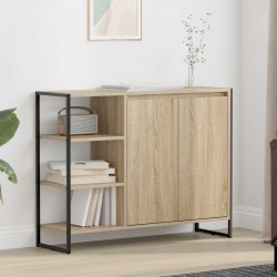 Sonata H Страничен шкаф Сонома 96.5 x 30 x 75 см Инженерно дърво - Corpuri, vitrine, biblioteci modulare